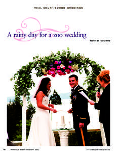 REAL SOUTH SOUND WEDDINGS  j A rainy day for a zoo wedding