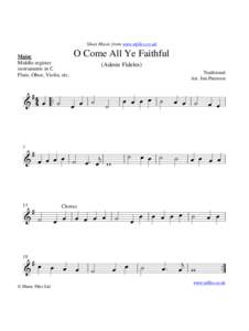 Sheet Music from www.mfiles.co.uk  Main: Middle-register instruments in C Flute, Oboe, Violin, etc.