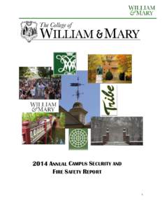 2014 ANNUAL CAMPUS SECURITY AND FIRE SAFETY REPORT 1  TABLE OF CONTENTS