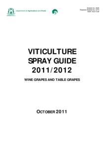 Land management / Soil contamination / Pest control / Endocrine disruptors / Organic food / Dieldrin / Grape / Integrated pest management / Aerial application / Environment / Agriculture / Pesticides