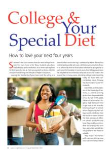 College & Your Special Diet How to love your next four years  S