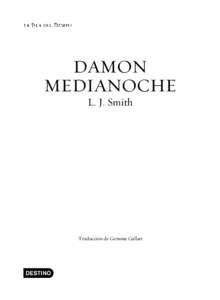DAMON MEDIANOCHE L. J. Smith Traducción de Gemma Gallart