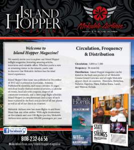 TM  TM Welcome to Island Hopper Magazine!