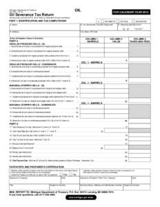 381, Oil Severance Tax Return