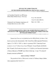 New Source Review / Acid Rain Program / Clean Air Act / Wisconsin Department of Natural Resources / United States / Environment / Air pollution in the United States / United States Environmental Protection Agency / Environment of the United States