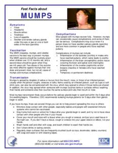 Fast Facts about  MUMPS