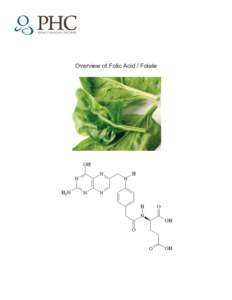 Nutrition / Health / B vitamins / Vitamin deficiencies / Coenzymes / RTT / Folic acid / Folate deficiency / Neural tube defect / Food fortification / Vitamin B12 / Victor Herbert