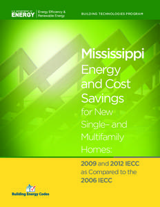 BUILDING TECHNOLOGIES PROGRAM  Mississippi Energy and Cost Savings