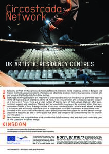 London / Contemporary circus / Artsdepot / Jacksons Lane / Artist-in-residence / Farnham Maltings / The Circus Space / Performing arts / Circuses / Entertainment