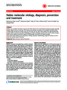 Yousaf et al. Virology Journal 2012, 9:50 http://www.virologyj.com/content[removed]REVIEW  Open Access