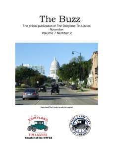 The Buzz The official publication of The Dairyland Tin Lizzies November Volume 7 Number 2