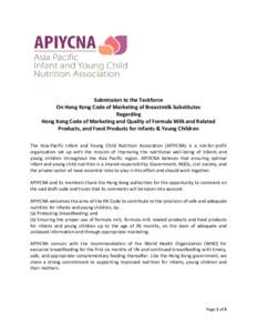 Asia Pacific Infant & Young Child Nutrition Association