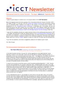 Microsoft Word - ICCT Newsletter September 2010