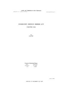 Criminal law / Criminal procedure / Parole / Probation / Discharge / Youth Criminal Justice Act / Sentencing in England and Wales / Law / Punishments / Justice