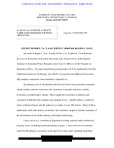 Case4:09-cv[removed]CW Document633 Filed10[removed]Page1 of 109  UNITED STATES DISTRICT COURT NORTHERN DISTRICT OF CALIFORNIA OAKLAND DIVISION ____________________________________