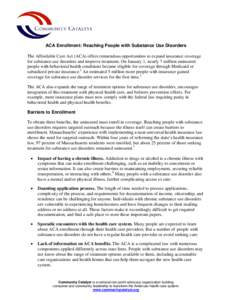 Healthcare reform in the United States / Substance-related disorders / Public health / 111th United States Congress / Patient Protection and Affordable Care Act / Presidency of Barack Obama / Substance Abuse and Mental Health Services Administration / Mental disorder / Health care in the United States / Health / Medicine / Psychiatry