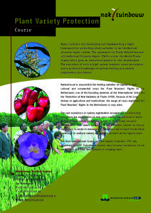 Plant reproduction / Breeding / International Union for the Protection of New Varieties of Plants / Molecular biology / Plant variety / Plant Variety Protection Act / Plant breeding / Community Plant Variety Office / Variety / Biology / Agronomy / Law