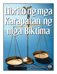 Librito ng mga Karapatan ng mga Biktima Opisina ng Pangkalahatang Abugado ng Alaska, Dibisyong Pangkrimen