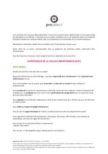 A la recherche d’un nouveau défi professionnel ? Envie d’un contrat à durée indéterminée et d’un emploi stable qui répondent à vos attentes ? Bien plus qu’un recruteur, ProSelect est un vrai partenaire dan