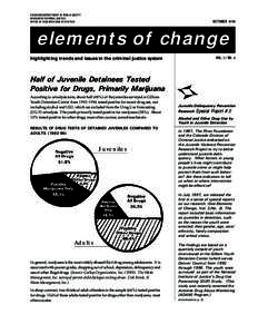 COLORADO DEPARTMENT OF PUBLIC SAFETY DIVISION OF CRIMINAL JUSTICE OFFICE OF RESEARCH AND STATISTICS OCTOBER 1998