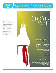 Swedish Center News December 2011