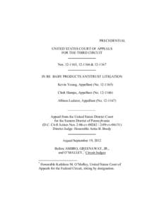 PRECEDENTIAL UNITED STATES COURT OF APPEALS FOR THE THIRD CIRCUIT ________________ Nos[removed], [removed] &[removed]________________