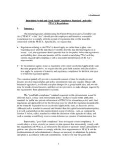 Patient Protection and Affordable Care Act / Regulatory compliance / Health Insurance Portability and Accountability Act / Insurance / Financial economics / Government / Employee Retirement Income Security Act / 111th United States Congress / Presidency of Barack Obama / Law