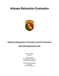 Firefighting / Hemet /  California / Hemet-Ryan Airport / California Department of Forestry and Fire Protection / Riverside County /  California / CDF Aviation Management Program / San Jacinto Valley / Aerial firefighting / California / Wildland fire suppression