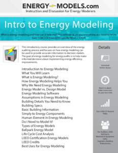 Low-energy building / Construction / Energy conservation / Environmental design / Energy in the United States / Leadership in Energy and Environmental Design / Energy audit / Green Building Certification Institute / Sustainable building / Architecture / Environment