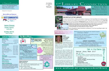 THE  LIBRARY CONNECTION Non-Profit Org U.S. POSTAGE