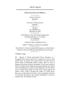 2016 UT App 114  THE UTAH COURT OF APPEALS THOMAS D. BOYLE, Appellant, v.