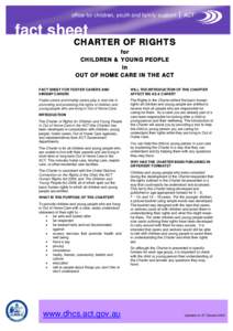 office for children, youth and family support  | ACT