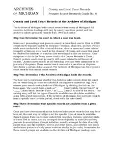 Circuit court / Law / Probate court / Legal research / Judiciary of Michigan / Wisconsin Circuit Court Access