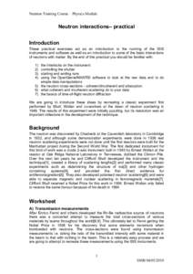 Microsoft Word - Neutron Interactions Worksheet.doc