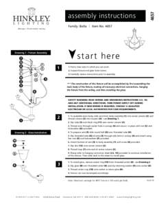 4657  assembly instructions Family: Bolla  Drawing 1 - Fixture Assembly