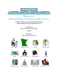 Minnesota Ground-Water Information Resources