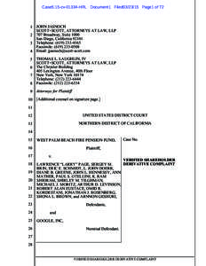 Case5:15-cvHRL Document1 Filed03Page1 of