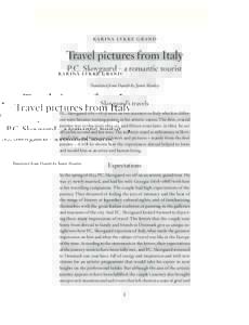 travel pictures from italy  karina lykke grand Travel pictures from Italy P.C. Skovgaard – a romantic tourist