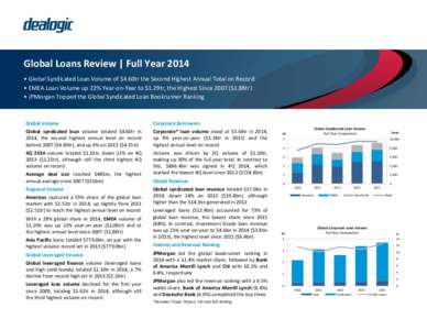 Microsoft Word - Dealogic Global Loans Review - Full Year[removed]FINAL