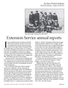 Extension Service Annual Reports - NGS Magazine Article