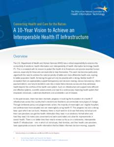 Office of the National Coordinator for Health Information Technology / Electronic health record / Connected Health / EHealth / Health information technology / Health equity / Health care / Health information exchange / Health Insurance Portability and Accountability Act / Health / Medicine / Health informatics