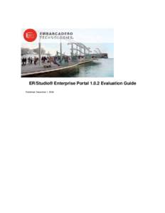 ER/Studio Portal[removed]Evaluation Guide