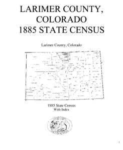 Larimer County, Colorado[removed]State Census With Index  1
