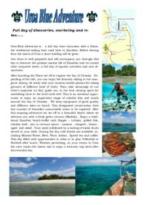 Flora / Botany / Geography of Tanzania / Arabic architecture / Dhow / Zanzibar / Uroa / Coconut / Chwaka / Lateen / Sailing