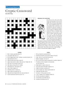 Pennsylmania  Cryptic Crossword By Brit Ray 2