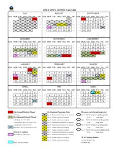 [removed]eDCSD Calendar JULY AUGUST  SUN MON TUE WED THU FRI