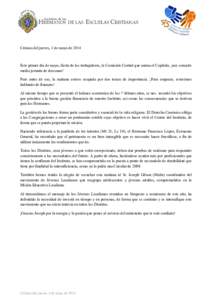 Crónica del jueves, 1 de mayo deEste primer día de mayo, fiesta de los trabajadores, la Comisión Central que anima el Capítulo, ¡nos concede media jornada de descanso! Pero antes de eso, la mañana estuvo ocu