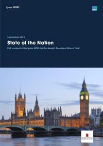 Joseph Rowntree Reform Trust: State of the Nation 2014 Survey Topline