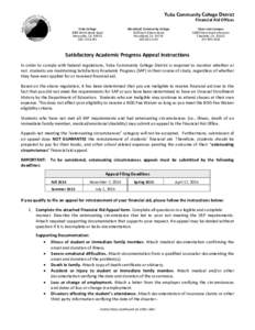 Yuba Community College District Financial Aid Offices Yuba College 2088 North Beale Road Marysville, CA[removed]6781