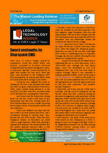 The Orange Rag  www.legaltechnology.com  becomes a know-how repository. In fact Lewis